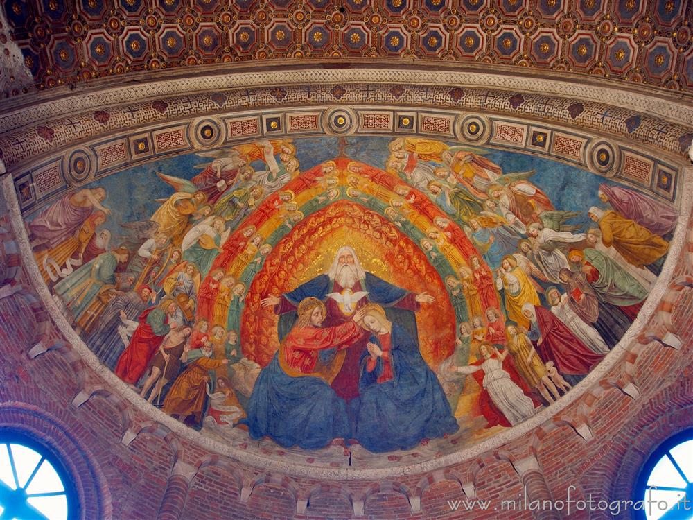 Milan (Italy) - Coronation of the Virgin in the Basilica of San Simpliciano